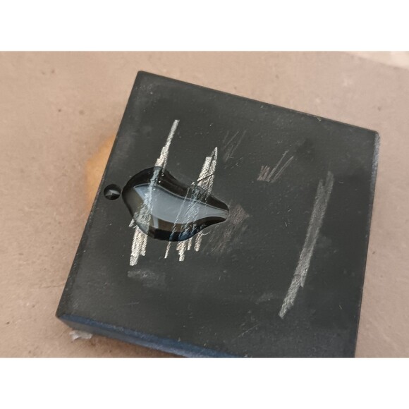 Artisan Sterling Silver Heart Pendant Green AB Glass & Pearl Necklace 16-18 in - Picture 15 of 15